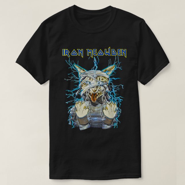 iron meowden essential cute cats love animal outfi T-Shirt (Design Front)