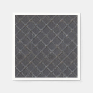Iron Metal diamond pattern Napkin