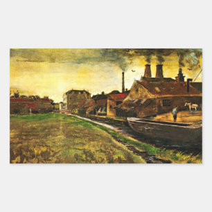 Iron Mill in The Hague by Vincent van Gogh Sticker