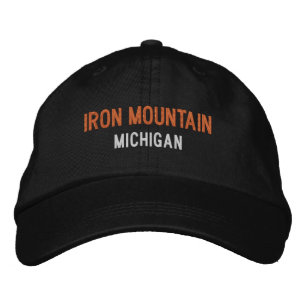 Iron Mountain Michigan Embroidered Baseball Hat