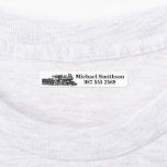 Iron On Labels for Clothes Steam Train Railroad<br><div class="desc">Iron On Labels with Trains - great for kids who love trains,  train fans,  railway modellers and anyone.  - - With the train image,  it's instantly recognizable even if they can't read the name.</div>