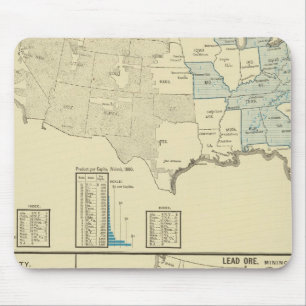 Iron ore mining regions mouse pad