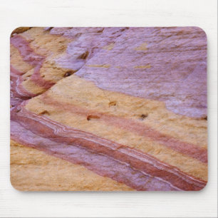 Iron oxides colour a sandstone formation mouse pad
