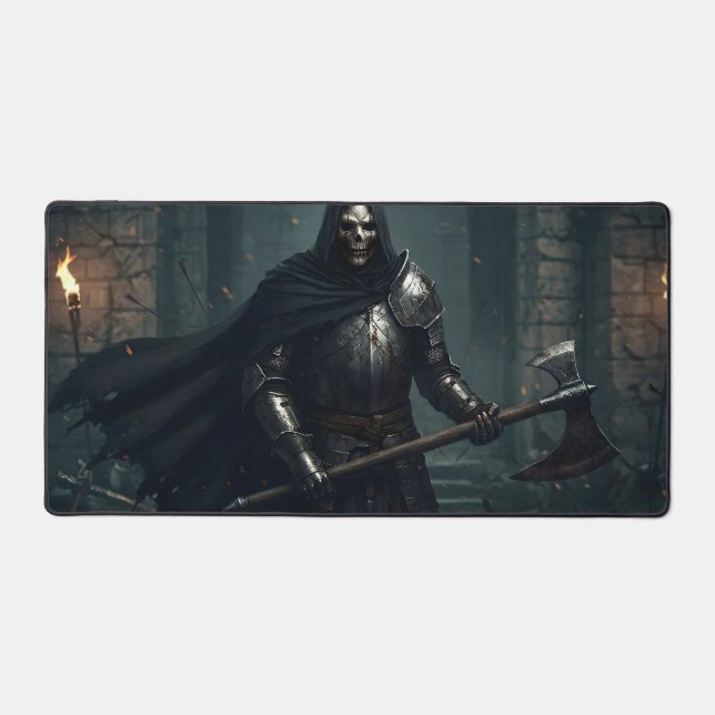 Iron Phantom Desk Mat (Front)