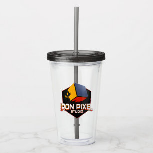 Iron Pixel Tumbler