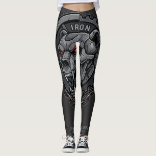 Iron Relentless Hardcore Endurance Gym Mindset Leggings