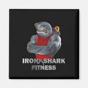 Iron Shark Fitness Gym Bodybuilding Kraft Training Magnet