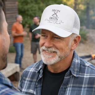 Iron sharpens Iron Knife Christian Trucker Hat