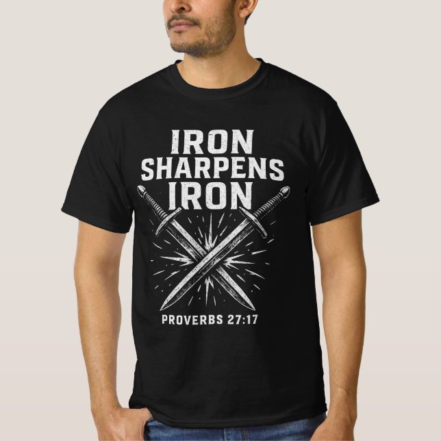 Iron Sharpens Iron Men's Value T-Shirt (Front)