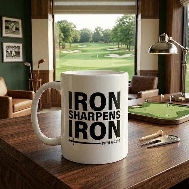 Iron Sharpens Iron - Proverbs 27:17 Coffee Mug (Creator Uploaded)