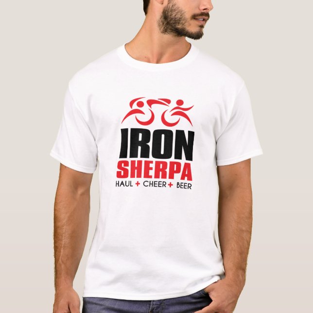 IRON SHERPA Tri Sherpa Triathlon Apparel - Haul Ch T-Shirt (Front)
