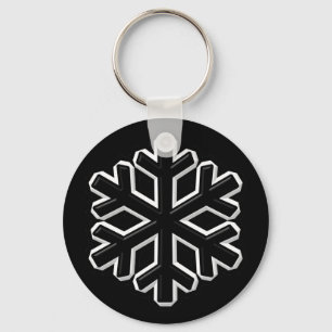 Iron Snowflake Keychain