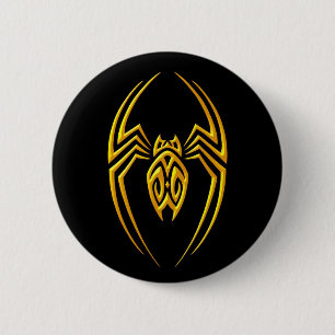 Iron Spider – Yellow and Black 2 Inch Round Button
