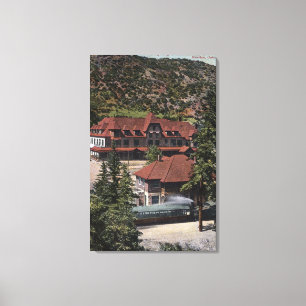 Iron Springs Cog Road Station & Hotel Canvas Print