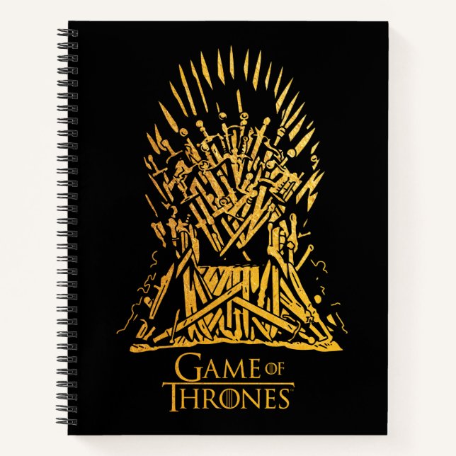 Iron Throne Icon Notebook (Front)