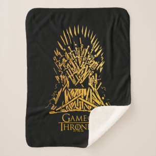 Iron Throne Icon Sherpa Blanket
