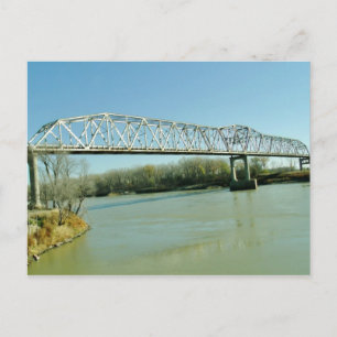 Iron Truss Bridge Postcard