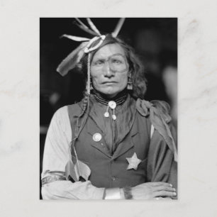 Iron White Man: 1900 Postcard