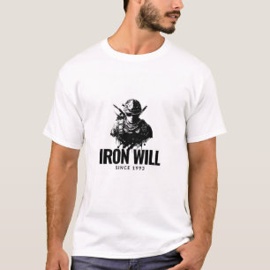 Iron Will Soldier 1993 Emblem T-Shirt