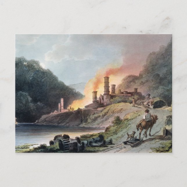 Iron Works, Coalbrookdale Postcard (Front)