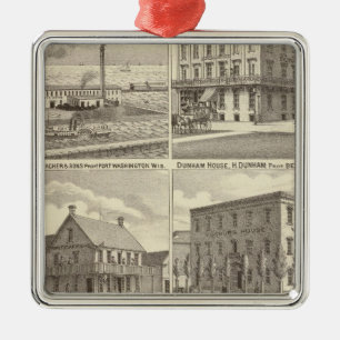 Iron Works, hotels & residences in Port Washington Metal Ornament