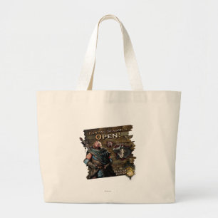 Ironbeard McCullough, Hunting season is open! Large Tote Bag