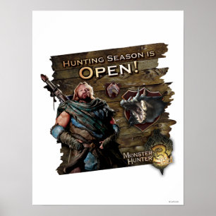 Ironbeard McCullough, Hunting season is open! Poster
