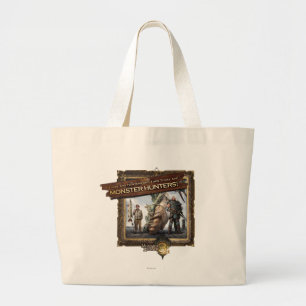 Ironbeard McCullough, There are Hunters, and then Large Tote Bag