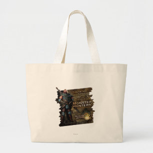 Ironbeard McCullough, There are Hunters, and then Large Tote Bag