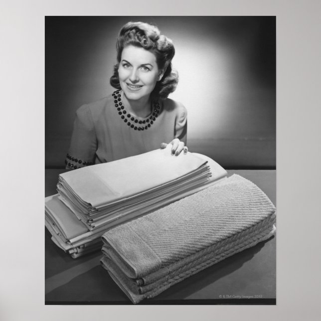 Ironed Linen and Towels Poster (Front)