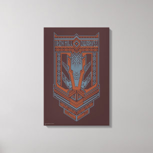 Ironhill Dwarves Shield Icon Canvas Print
