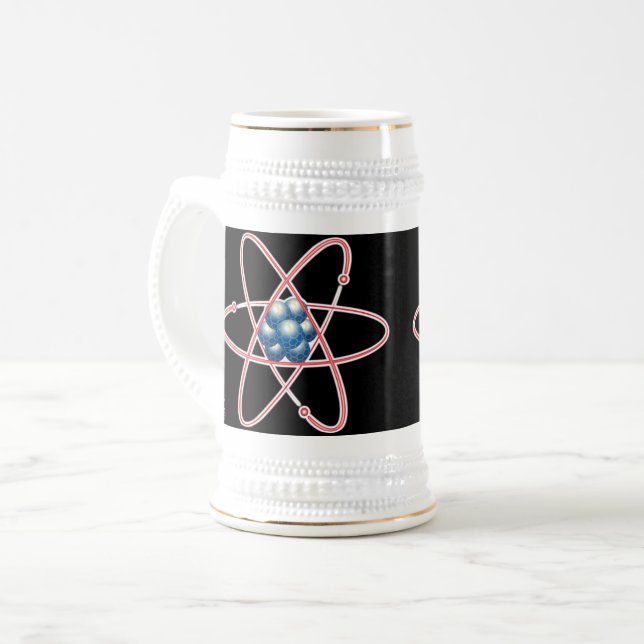 Ironic Atomic Beer Stein (Front Left)