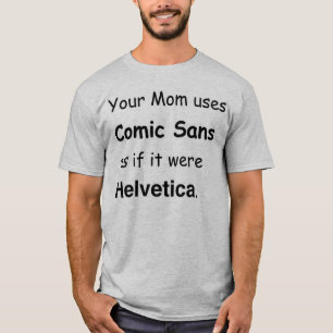 Ironic Modern Typographic Design T-Shirt