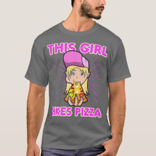 Ironic Saying Pizza Chef Girl Likes Pizza Making  T-Shirt