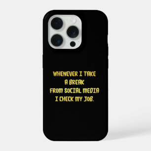 Ironic Workplace Priorities iPhone 15 Pro Case