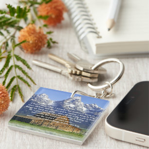 Ironies of Life Inspirational Keychain