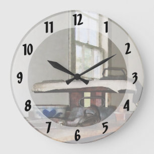 Ironing Day Large Clock