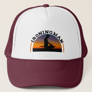 Ironing Man Trucker Hat