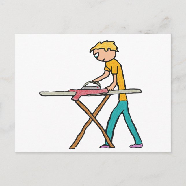 Ironing Postcard (Front)