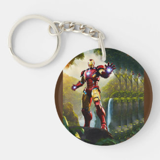 Ironman imprimé magnifique Porte - clé