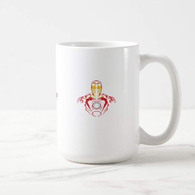 Ironman Vector Suit - Glowing Arc Core Coffee Mug (Right)