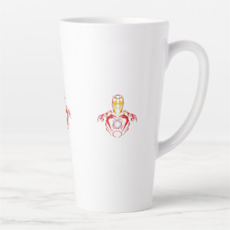 Ironman Vector Suit - Glowing Arc Core Latte Mug