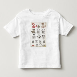 Irons, from a trade catalogue of domestic goods an toddler t-shirt