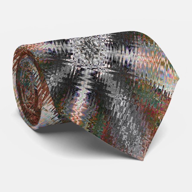 Ironwood Plaid Neck Tie (Rolled)