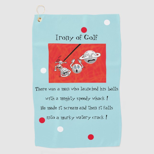Irony of Golf Towel (Front)