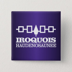 Iroquois (Haudenosaunee) 2 Inch Square Button