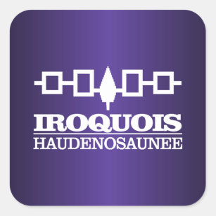 Iroquois (Haudenosaunee) Square Sticker