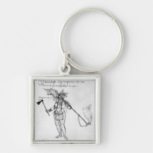 Iroquois Indian of Canada Keychain