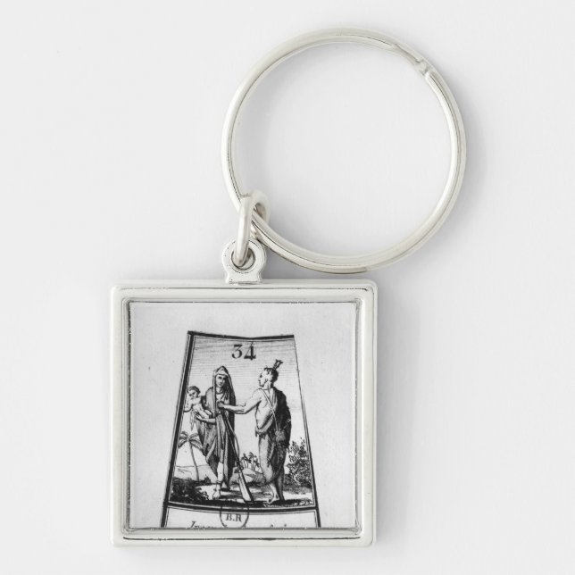 Iroquois Indians Keychain (Front)