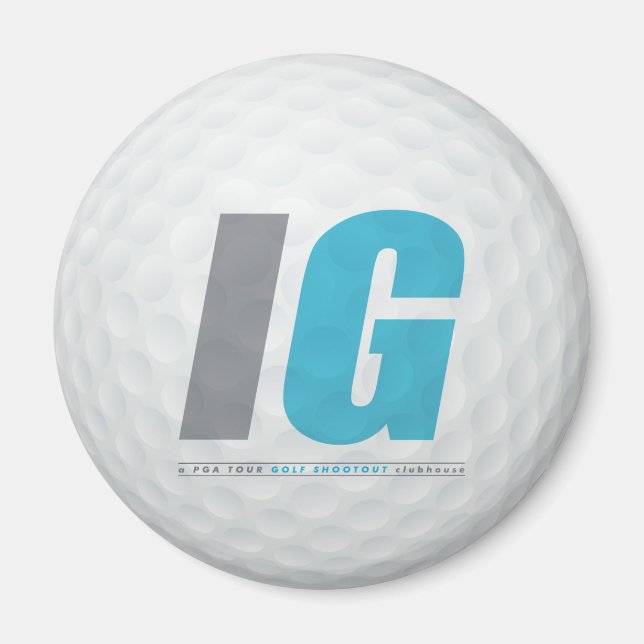 Irrationnel Les Gars Golf Ball Magnet (Devant)